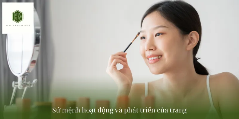 Sứ mệnh hoạt động và phát triển của trang